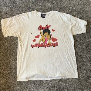 amy winehouse/betty boop t-shirt